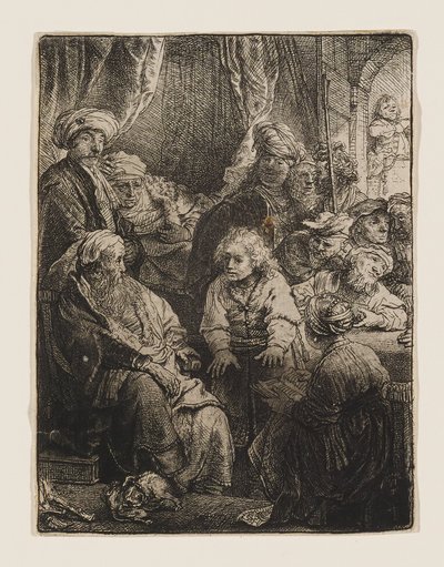 Józef opowiada o swoich snach autorstwa Rembrandt van Rijn