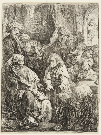 Józef opowiada swój sen autorstwa Rembrandt van Rijn