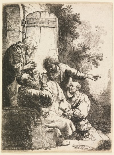Płaszcz Józefa przywieziony do Jakuba autorstwa Rembrandt van Rijn