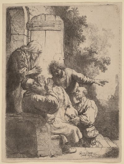 Płaszcz Józefa przyniesiony Jakubowi autorstwa Rembrandt van Rijn