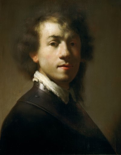 Młodzieńczy autoportret wojownika autorstwa Rembrandt van Rijn