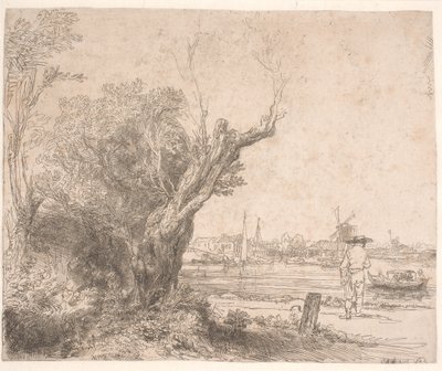 Krajobraz. „Reelekcja” autorstwa Rembrandt van Rijn