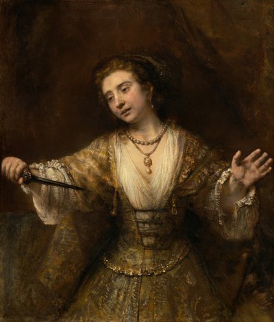 Lukrecja autorstwa Rembrandt van Rijn