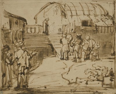 Arka Noego, 1660 autorstwa Rembrandt van Rijn