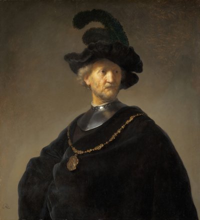 Stary człowiek ze złotym łańcuchem, 1631. autorstwa Rembrandt van Rijn