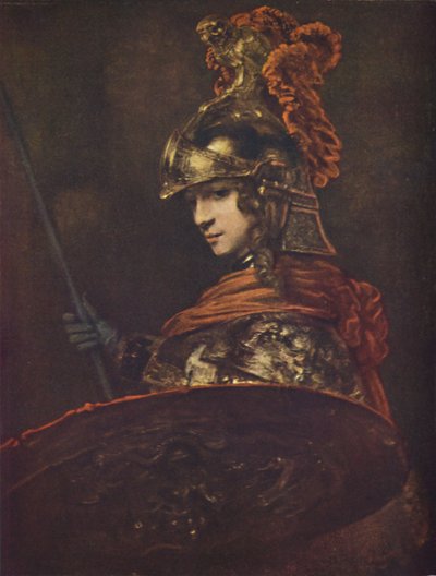 Pallas Atena, ok. 1657, ok. 1950. autorstwa Rembrandt van Rijn