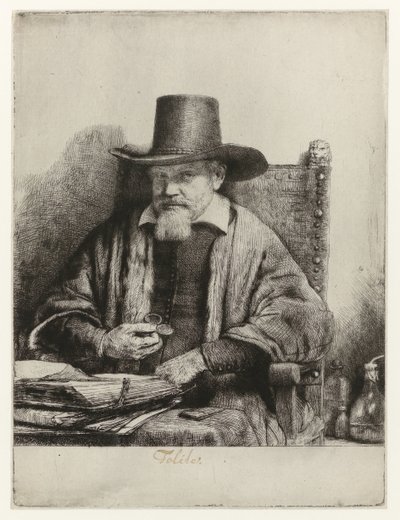 Portret Arnolda Tholinxa Arnout Tholinx, inspektor autorstwa Rembrandt van Rijn