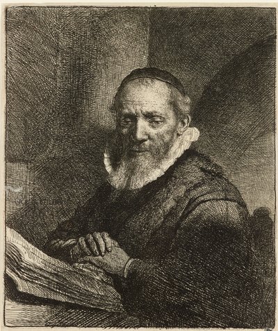 Portret Jana Cornelisa Sylviusa, kaznodziei, 1633. autorstwa Rembrandt van Rijn