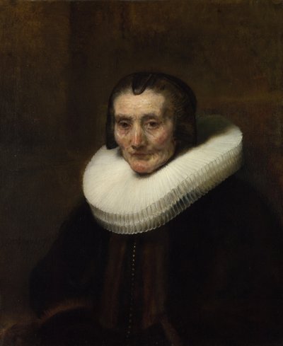 Portret Margarethy de Geer, żony Jakuba Tripa, 1661 autorstwa Rembrandt van Rijn