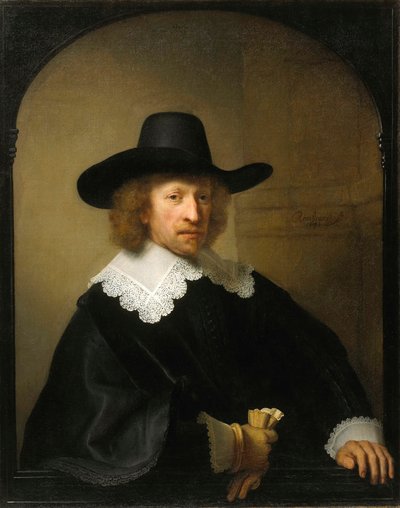 Portret Nicolaesa van Bambeecka, 1641. autorstwa Rembrandt van Rijn