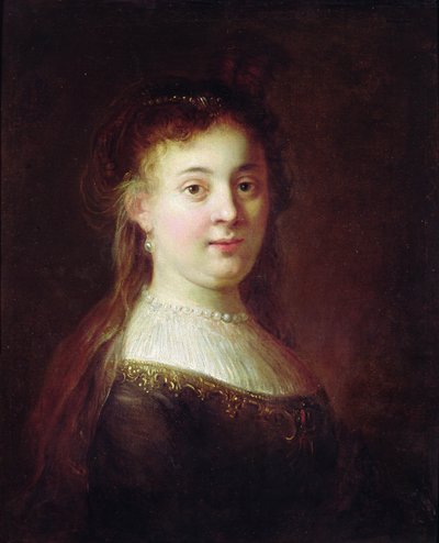 Portret Saskii van Uylenburgh, ok. 1633 autorstwa Rembrandt van Rijn