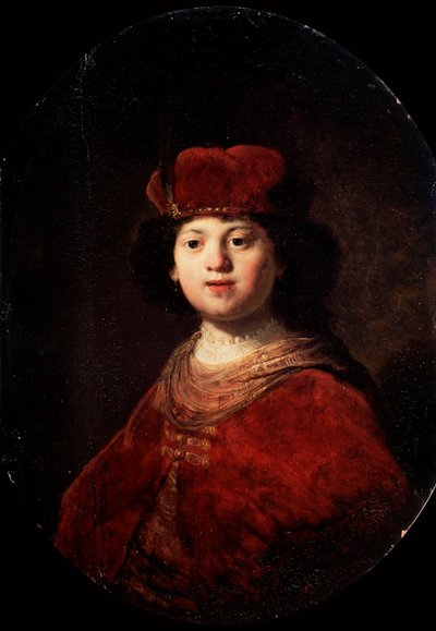 Portret chłopca, c1633 autorstwa Rembrandt van Rijn