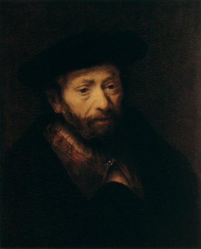 Portret starca, XVII w. autorstwa Rembrandt van Rijn