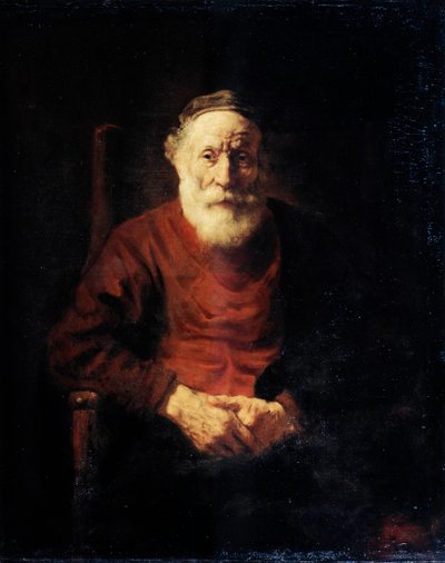 Portret starca w czerwieni, 1652-1654. autorstwa Rembrandt van Rijn