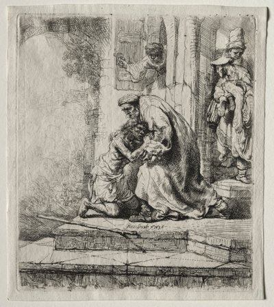 Powrót syna marnotrawnego autorstwa Rembrandt van Rijn