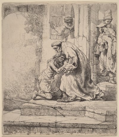 Powrót syna marnotrawnego autorstwa Rembrandt van Rijn