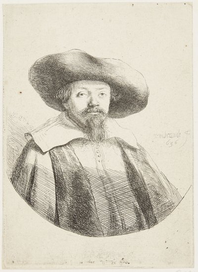 Samuel Manasseh Ben Israel autorstwa Rembrandt van Rijn