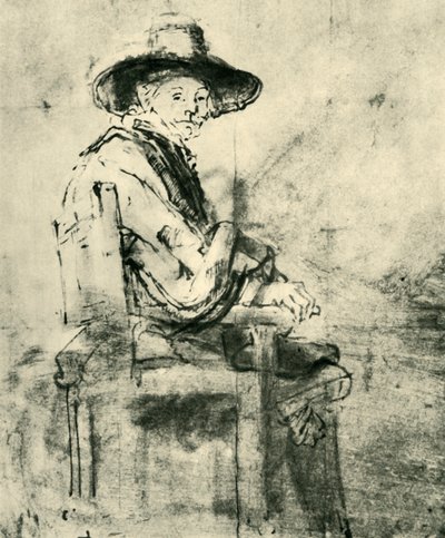 Siedzący syndyk: Jacob van Loon, ok. 1661-1662, 1943. autorstwa Rembrandt van Rijn