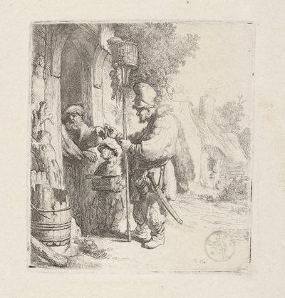 Sprzedawca trutki na szczury (Szczurołap) autorstwa Rembrandt van Rijn