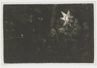 Gwiazda Królów Gwiazda Królów: kawałek na noc autorstwa Rembrandt van Rijn