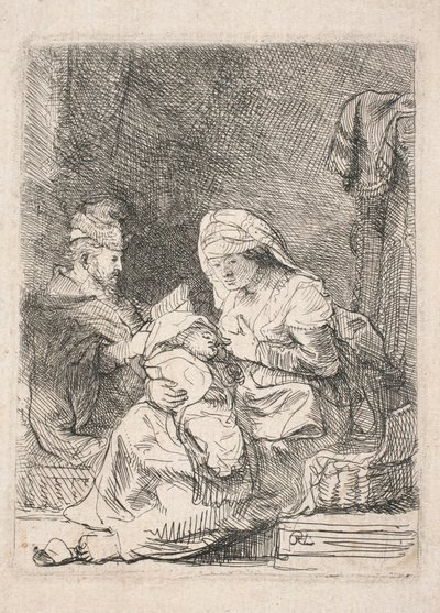 Święta Rodzina autorstwa Rembrandt van Rijn