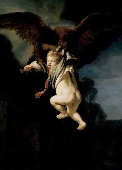 Porwanie Ganimedesa, 1635 autorstwa Rembrandt van Rijn