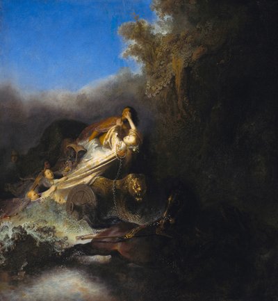 Porwanie Prozerpiny, ok. 1631 autorstwa Rembrandt van Rijn