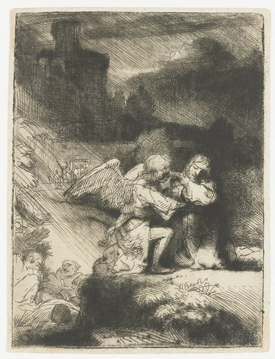 Agonia w ogrodzie Agonia w ogrodzie autorstwa Rembrandt van Rijn