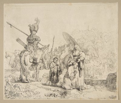 Chrzest eunucha, 1641. autorstwa Rembrandt van Rijn