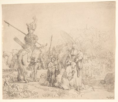 Chrzest eunucha autorstwa Rembrandt van Rijn