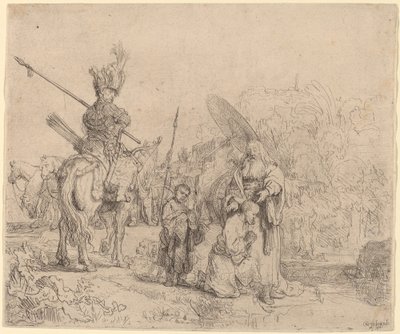 Chrzest eunucha autorstwa Rembrandt van Rijn