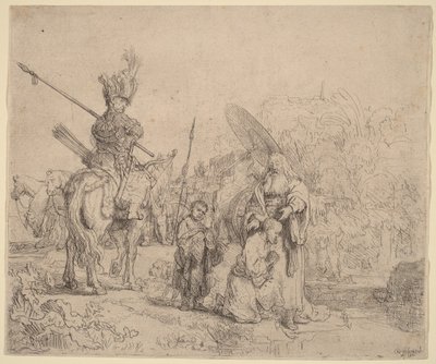 Chrzest eunucha autorstwa Rembrandt van Rijn