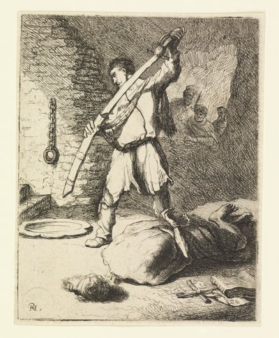 Ścięcie Jana Chrzciciela autorstwa Rembrandt van Rijn