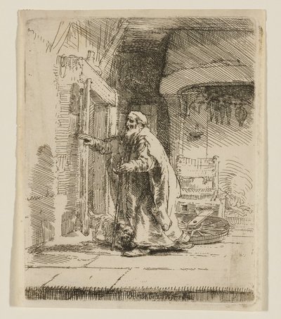 Ślepota Tobiasza autorstwa Rembrandt van Rijn