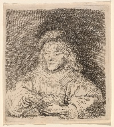 Gracz w karty autorstwa Rembrandt van Rijn