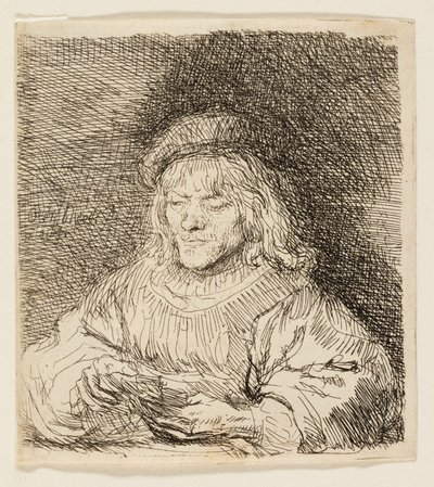 Gracz w karty autorstwa Rembrandt van Rijn