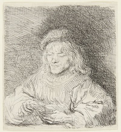 Gracz w karty autorstwa Rembrandt van Rijn