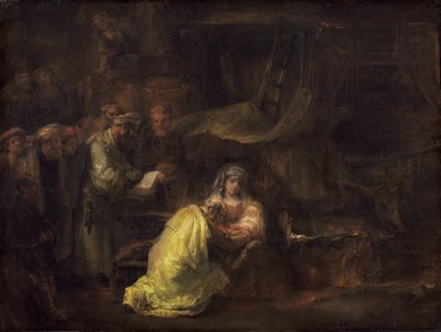 Obrzezanie, 1661 autorstwa Rembrandt van Rijn