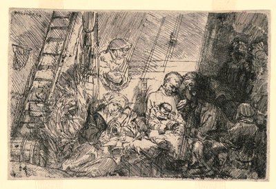 Obrzezanie w stajni autorstwa Rembrandt van Rijn
