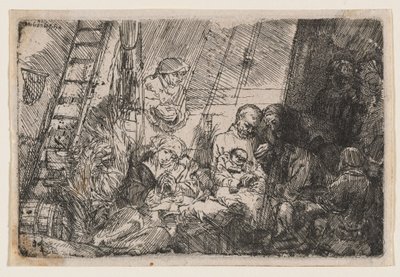 Obrzezanie w stajence autorstwa Rembrandt van Rijn