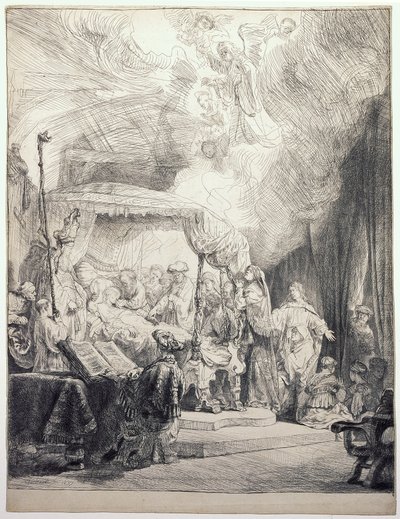 Śmierć Matki Boskiej autorstwa Rembrandt van Rijn