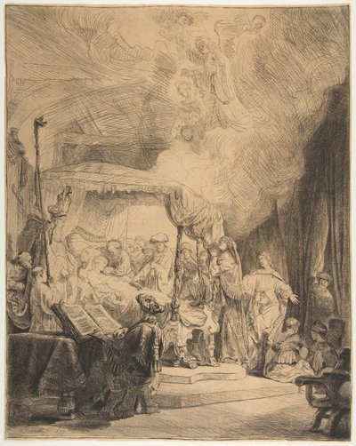 Śmierć Dziewicy, 1639. autorstwa Rembrandt van Rijn