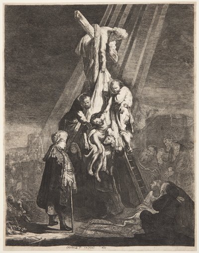 Zdjęcie z krzyża autorstwa Rembrandt van Rijn