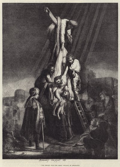 Zdjęcie z krzyża autorstwa Rembrandt van Rijn