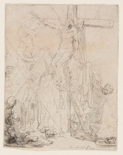 Zdjęcie z krzyża: szkic autorstwa Rembrandt van Rijn