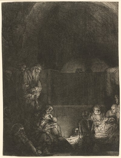 Złożenie do grobu autorstwa Rembrandt van Rijn