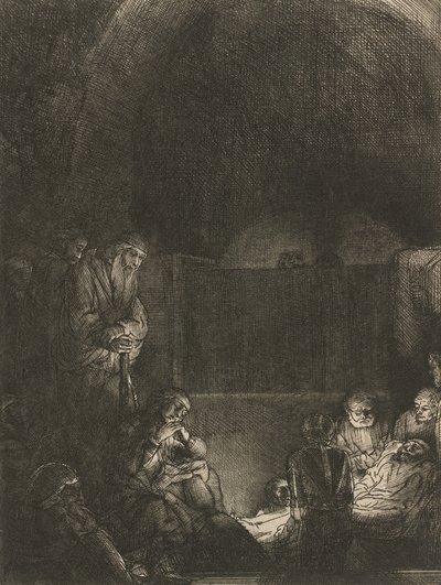 Złożenie do grobu, c. 1654. autorstwa Rembrandt van Rijn