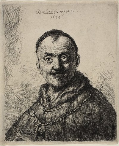 Pierwsza głowa orientalna autorstwa Rembrandt van Rijn