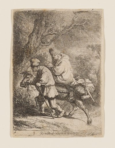 Ucieczka do Egiptu autorstwa Rembrandt van Rijn
