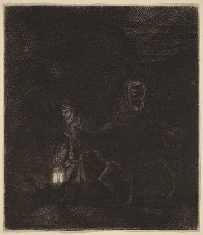 Ucieczka do Egiptu autorstwa Rembrandt van Rijn